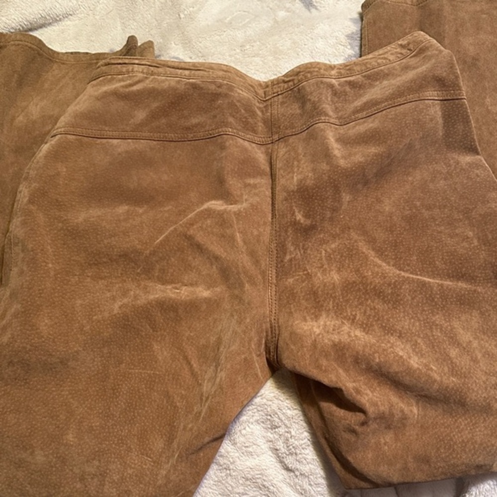 Covington Brown genuine Leather Women's Trousers